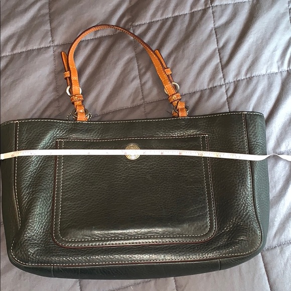 Vintage Coach Black Leather Bag - great size - Picture 6 of 10